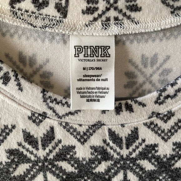 PINK Winter-Christmas  Sleep Top - Picture 4 of 7